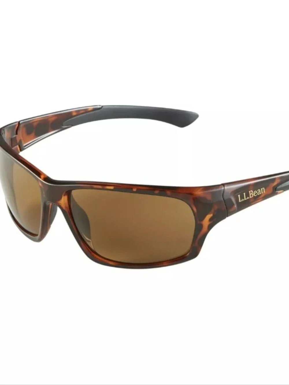 L.L.Bean Tortoiseshell Sunglasses  Wrap Around with Brown Lenses